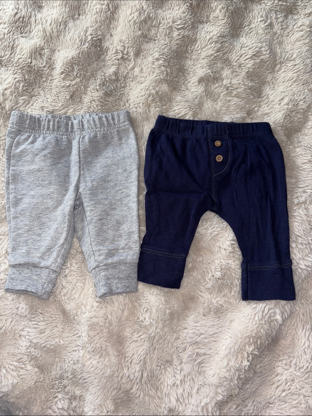 Carter's Gray and Navy Baby Pants Duo
